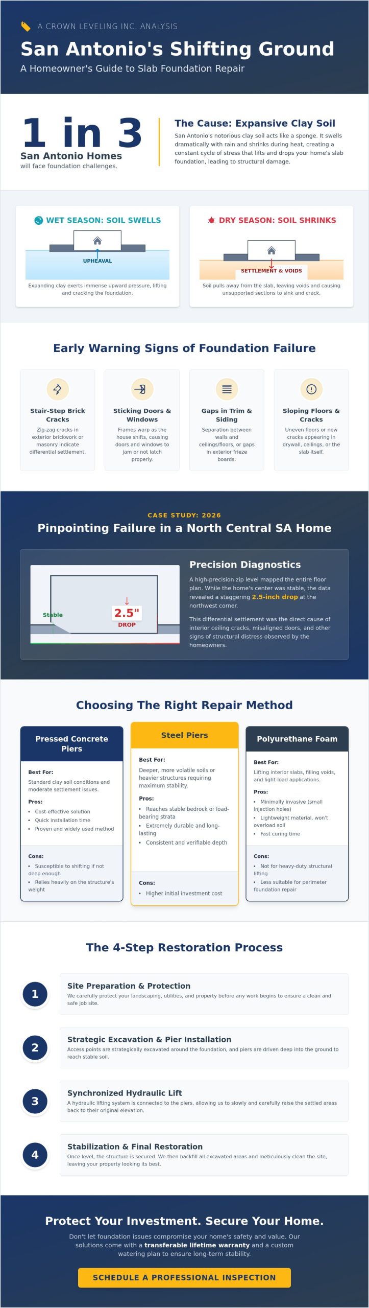 Expert Slab Foundation Repair in San Antonio: A 2026 Case Study