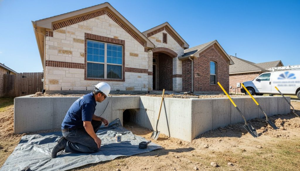 House leveling and slab foundation repair in Killeen, TX
