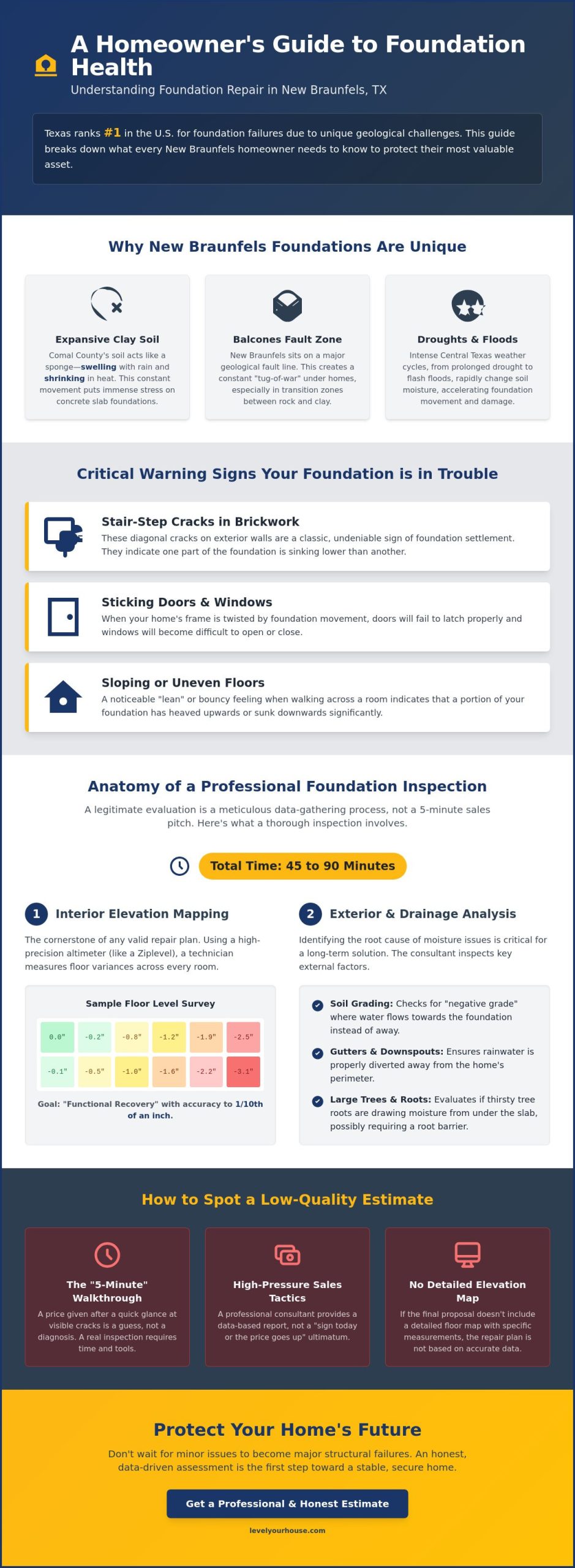 Expert Foundation Repair Estimate in New Braunfels: 2026 Homeowner Guide