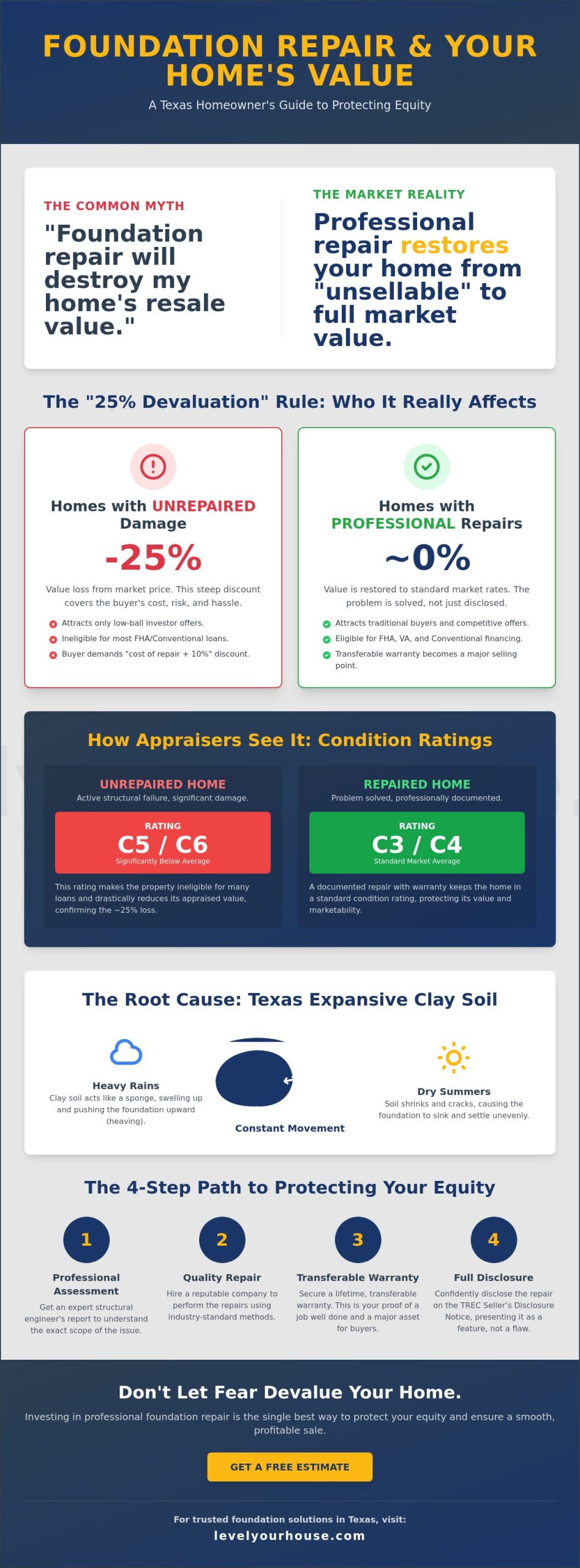 How Much Does Foundation Repair Devalue a Home? 2026 Texas Real Estate Guide
