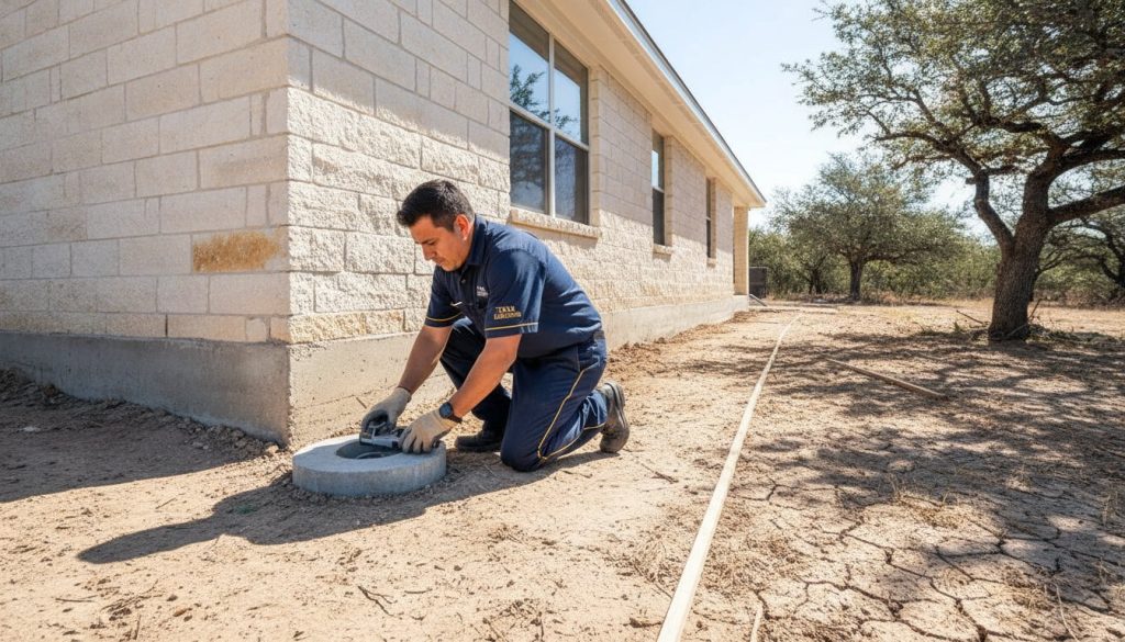 Foundation repair contractor serving residential properties in Taylor, TX