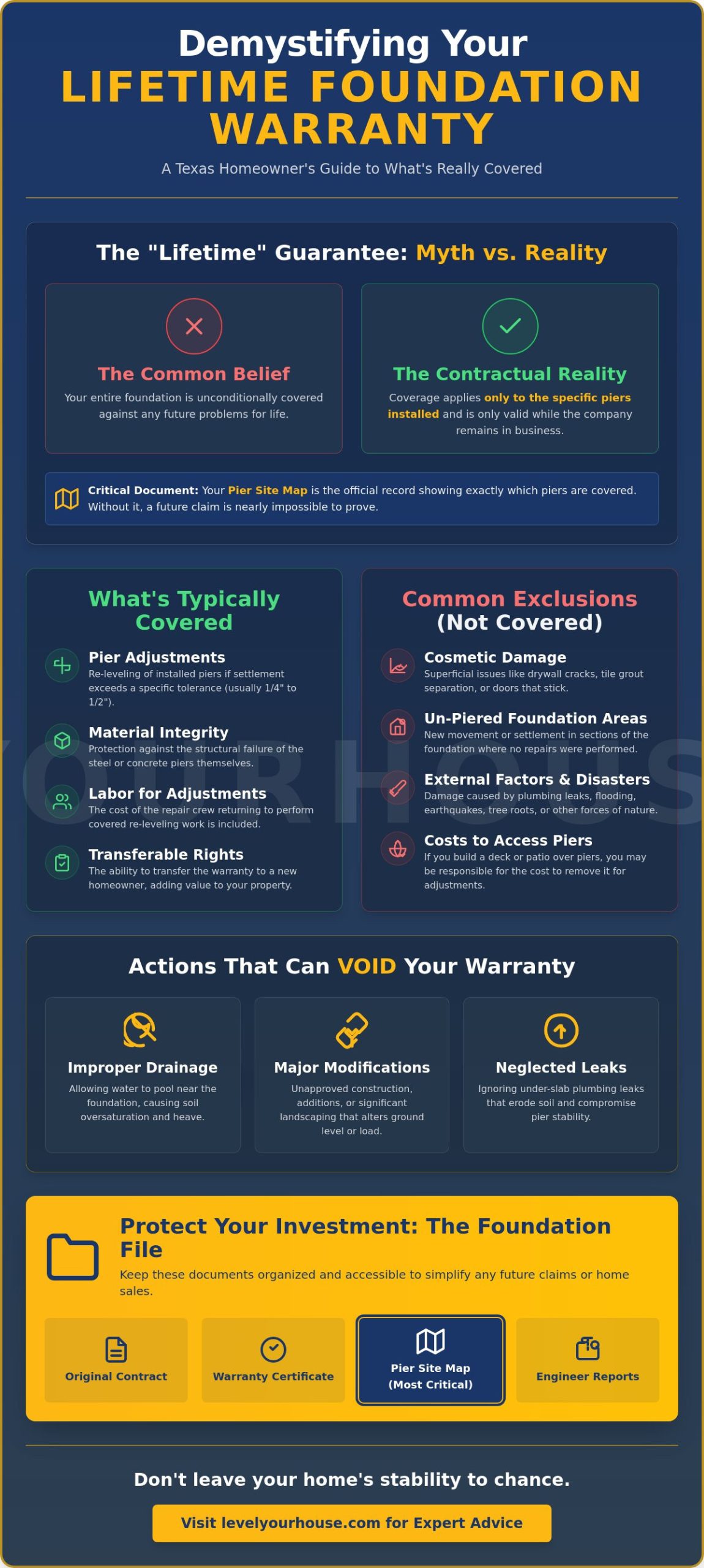 What Does a Lifetime Foundation Warranty Cover? A 2026 Texas Homeowner Guide