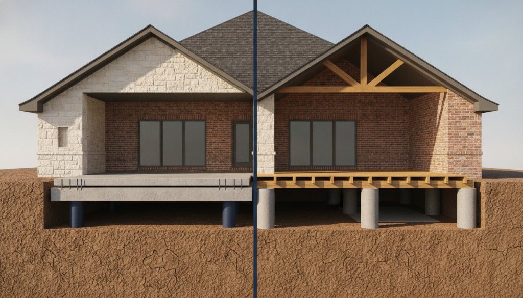 Pier and Beam vs Slab: Which Foundation is Best for Texas Homes in 2026?