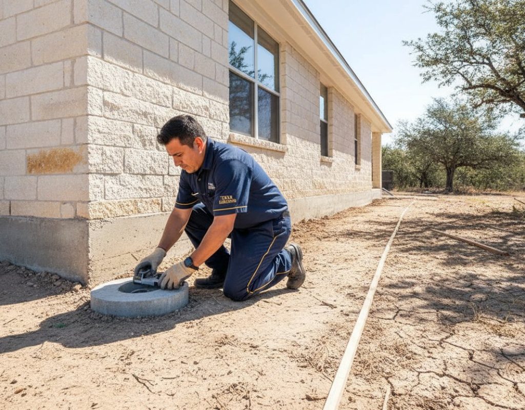 Foundation repair contractor serving residential properties in Taylor, TX