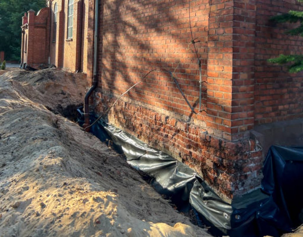 Residential slab foundation inspection by Crown Leveling Inc in Victoria
