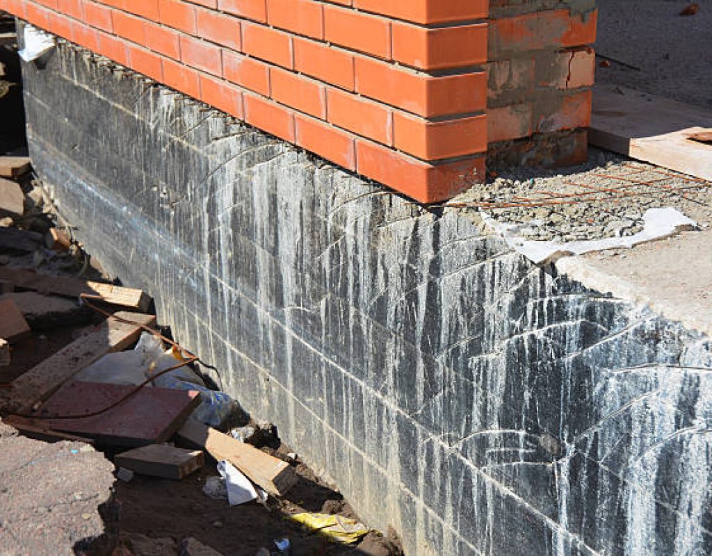 Residential foundation stabilization and repair completed by industry professionals